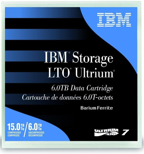 IBM ULTRIUM LTO7 TAPE 6TB/15TB WITHOUT LABEL