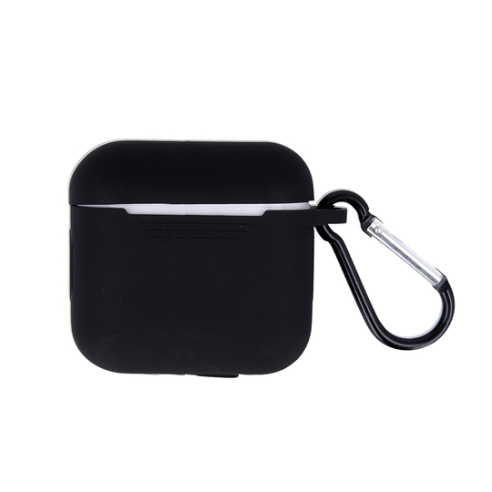 AirPods Pro suojakotelo + kantokoukku - musta