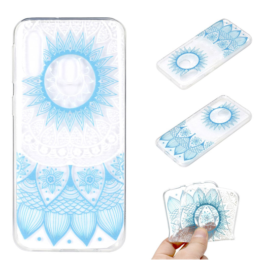 Samsung Galaxy A40 pattern case - Blue Mandala