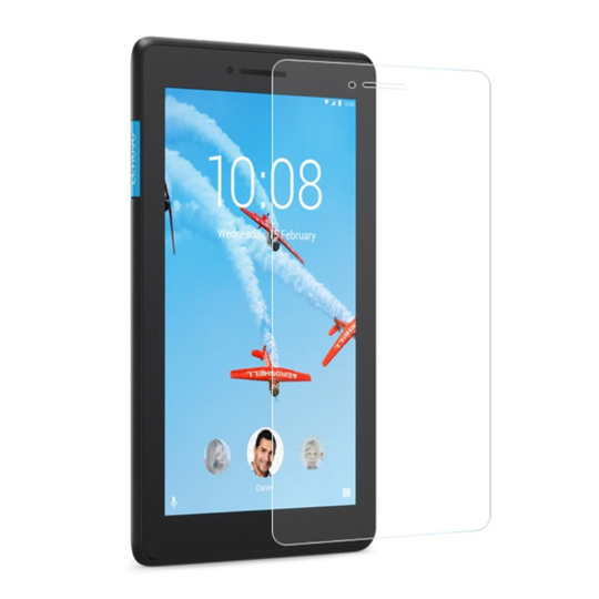 Lenovo Tab E7 kaareva reuna karkaistu lasi näytönsuoja