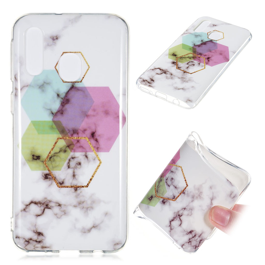 Samsung Galaxy A40 marble pattern case - Style H