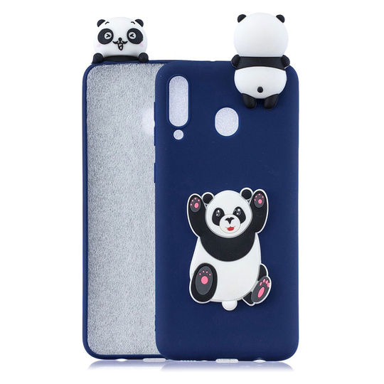 Cute 3D Samsung Galaxy A40 kuoret - Panda Haluaa Halin