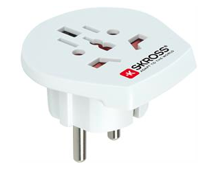 SKROSS matka-adapteri EMEA / US / UK - EU maadoittamaton