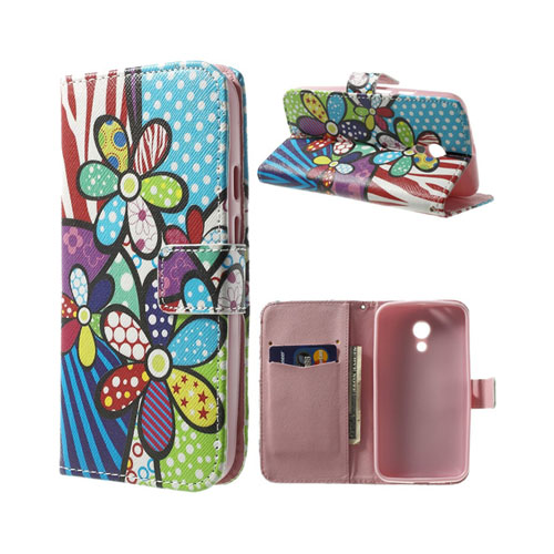Moberg (Piirretyt Kukat) Motorola Moto G2 Nahkakotelo