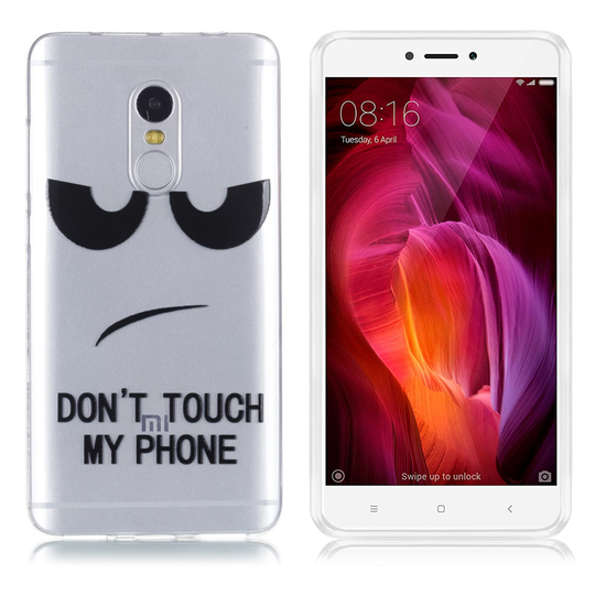Xiaomi Redmi Note 4 uniikki suojakuori - Älä koske puhelimeen