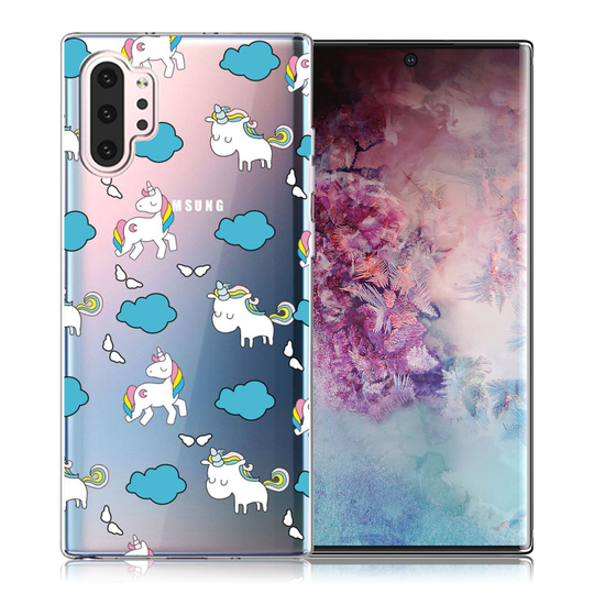 Deco Samsung Galaxy Note 10 Pro kuoret - Yksisarvinen ja pilviä