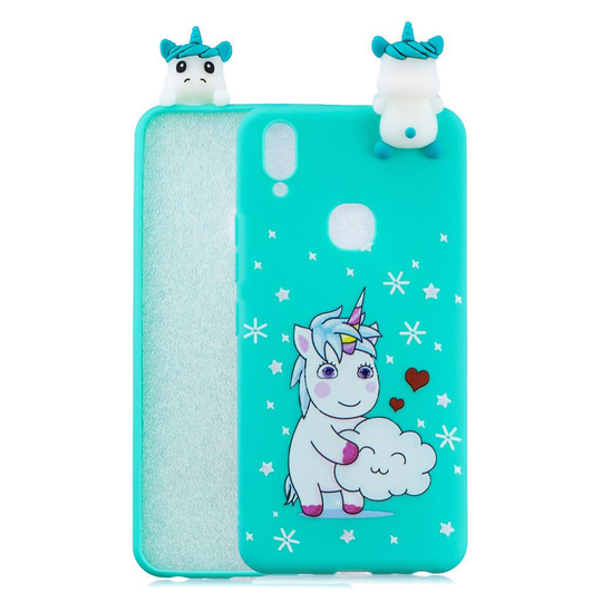 Cute 3D Vivo Y85 kuoret - Yksisarvinen