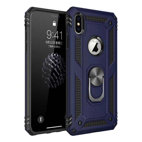 Bofink Combat iPhone XS kuoret - Sininen