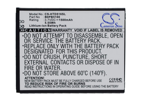 HTC D316 D316d D516 akku 1500 mAh