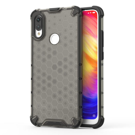 Bofink Honeycomb Xiaomi Redmi Note 7 kuoret - Musta