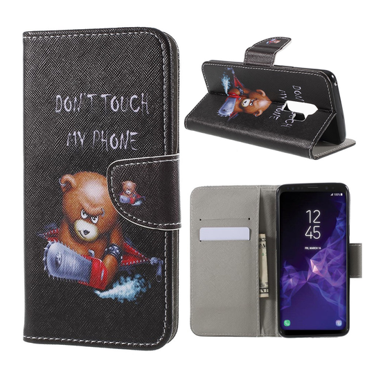 Samsung Galaxy S9 Plus uniikki suojakotelo - Nallen varoitus