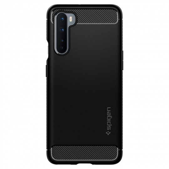 Spigen Rugged Armor Suojakotelo OnePlus Nord - mattamusta