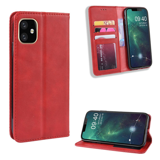 Bofink Vintage iPhone 11 Pro Max kotelot - Punainen