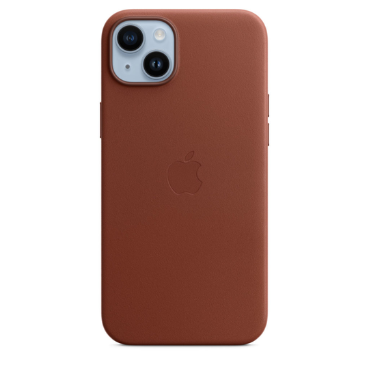 APPLE IPhone 14+ Leather Case MgS Umber