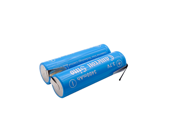 Cameron Sino / Panasonic NCR18560B 18650 Li-ion Akku juotoskorvakkeilla 2kpl 3400mAh
