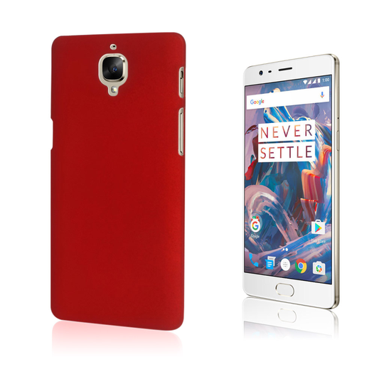 Christensen OnePlus 3 Kuminen Kova Kuori - Punainen