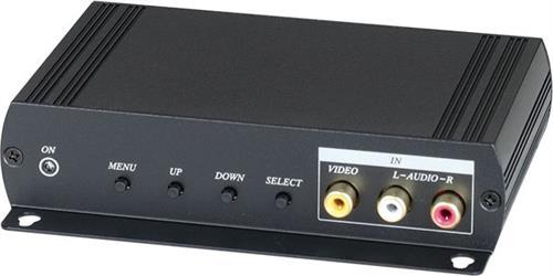 Converts The Signal From A Camcorder Or VCR To An HDMI Or VGA Signal To Connect To A Standard TV Or