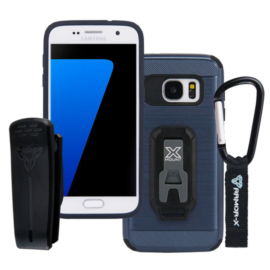 Armor-X CX Samsung Galaxy A3 2016 Rugged suojakotelo - Tummansininen
