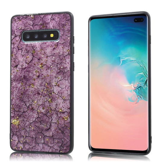 Samsung Galaxy S10 Plus epoksi lakattu suojakotelo - Violetti