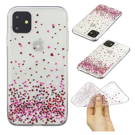 Deco iPhone 11 kuoret - Sydämet