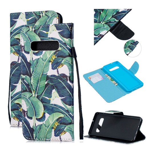Samsung Galaxy S10 Plus pattern leather case - Banana Tree