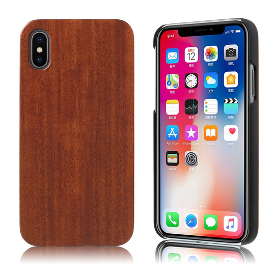 iPhone X uniikki suojakuori - Ruusupuu