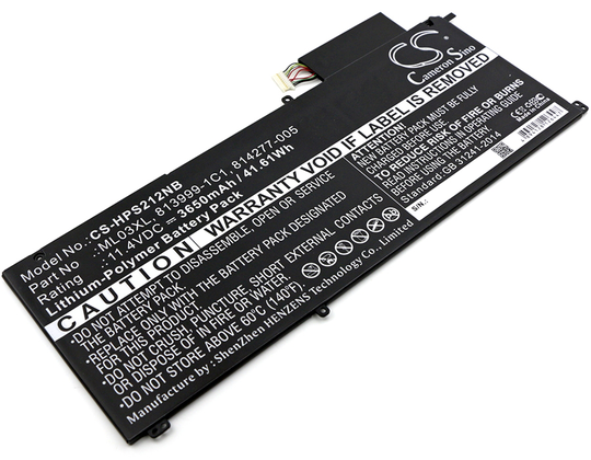 HP Spectre X2 12 akku 3650 mAh"