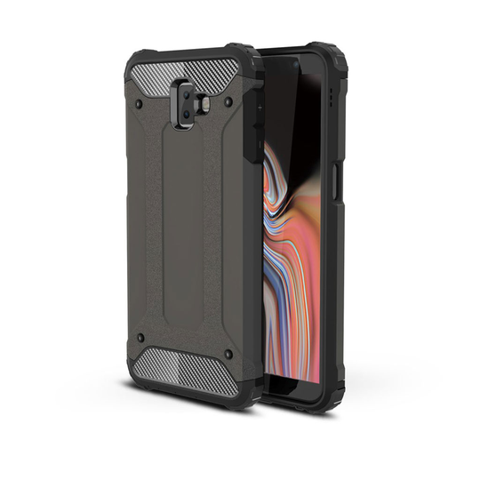 Samsung Galaxy J6 Plus (2018) kilpikova hybriidi muovinen takasuoja kuori - Pronssi
