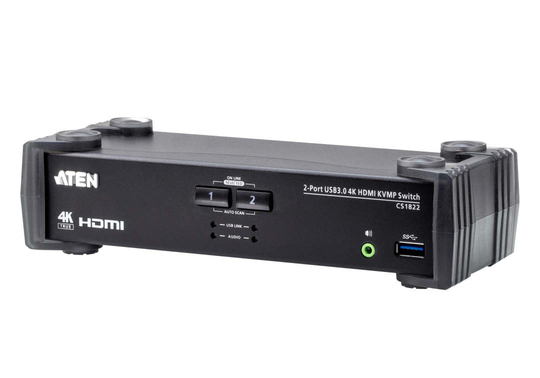 2-Port USB 3.0 4K HDMI KVMP™ Switch