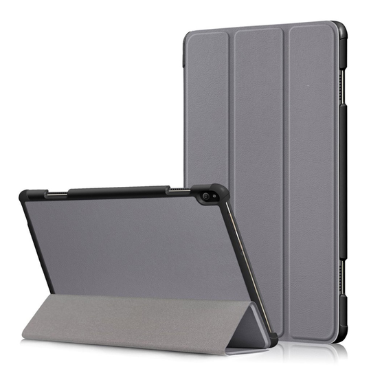 Lenovo Tab P10 smart nahkainen flip Suojakotelo - Harmaa