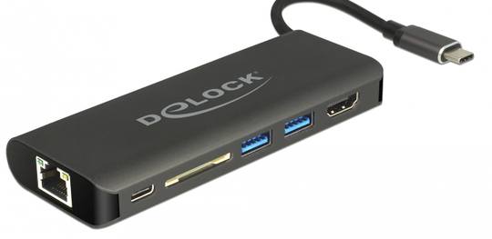 USB TypeC 3.1 Docking Station HDMI 4K 30Hz Gbit LAN