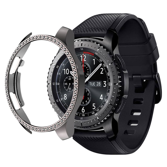 Samsung Galaxy Watch (46mm) rhinestone décor frame - Grey