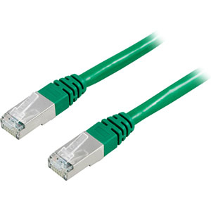 F/UTP Cat6 Suojattu Laitekaapeli, 10m, 250MHz, Delta-sertifioitu, LSZH, Vihreä