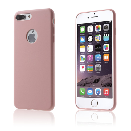 Strömberg Phone 7 Plus / 8 Plus Erittäin Ohut Kuminen Kuori - Pinkki