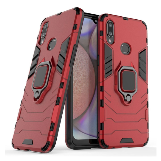 Ring Guard Samsung Galaxy A10s kuoret - Punainen