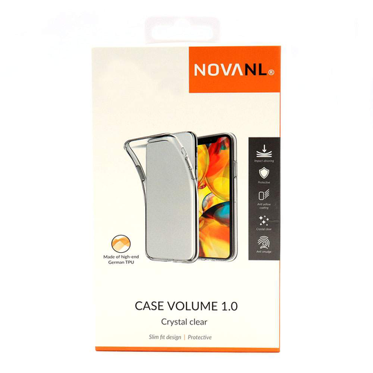NovaNL TPU Volume 1.0 suojakotelo OnePlus 6T - läpinäkyvä