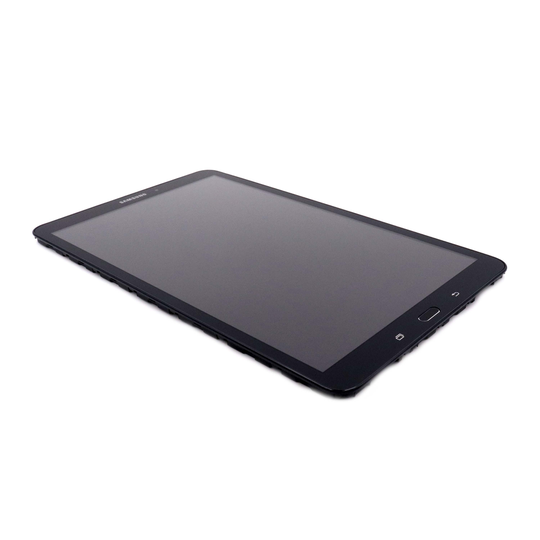 Samsung Galaxy Tab A 10.1 (2016) SM-T580 / SM-T585 Näyttö moduuli (LCD ja kosketuspaneeli Rungolla) - Musta