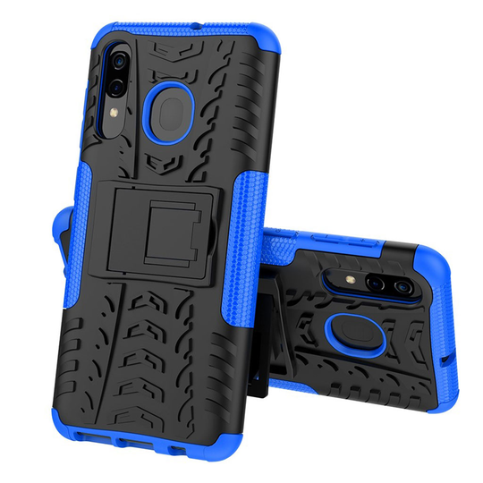 Offroad Samsung Galaxy A30 kuoret - Sininen
