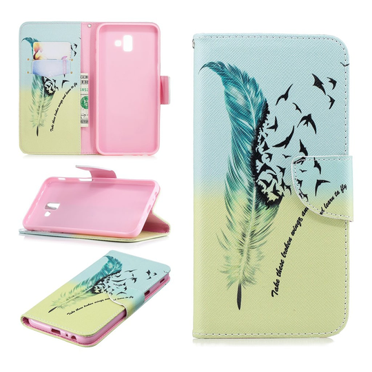 Wonderland Samsung Galaxy J6 Plus (2018) kotelot - Sulka ja Lintu