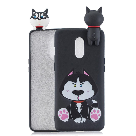 Cute 3D OnePlus 7 kuoret - Koiraa