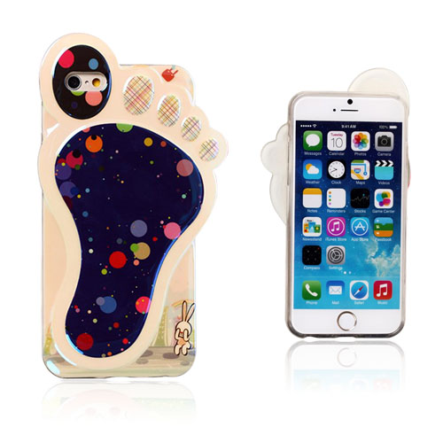 3D Foot (Värikkäät Pilkut) iPhone 6 Suojakuori