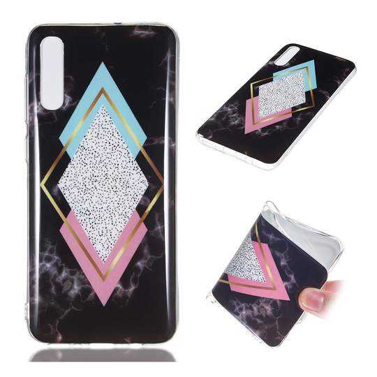 Samsung Galaxy A70 marble pattern gel case - Style W