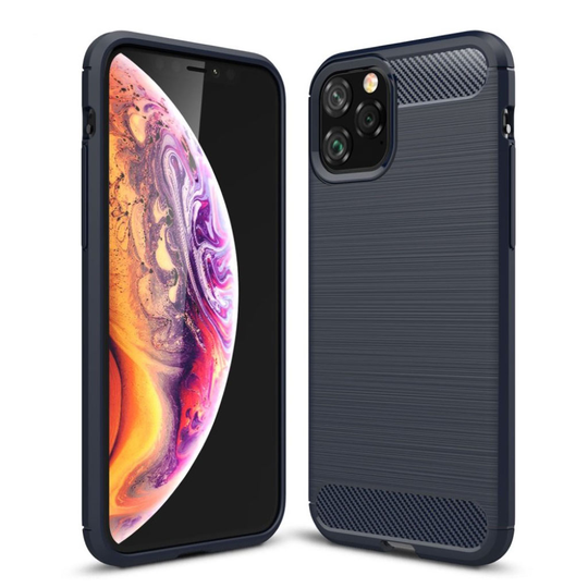 Carbon Flex iPhone 11 Pro kuoret - Tummansininen