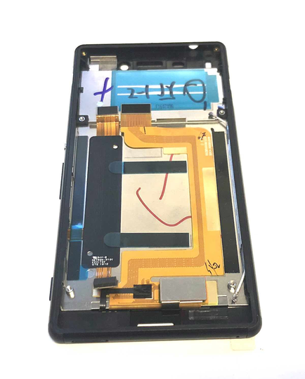 Sony Xperia M4 Aqua E2303/ E2306/ E2353 Kosketuspaneeli + LCD - Musta
