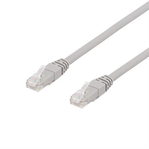 U/UTP Cat6a Laitekaapeli, 10m, 500MHz, Delta-sertifioitu, LSZH, Harmaa