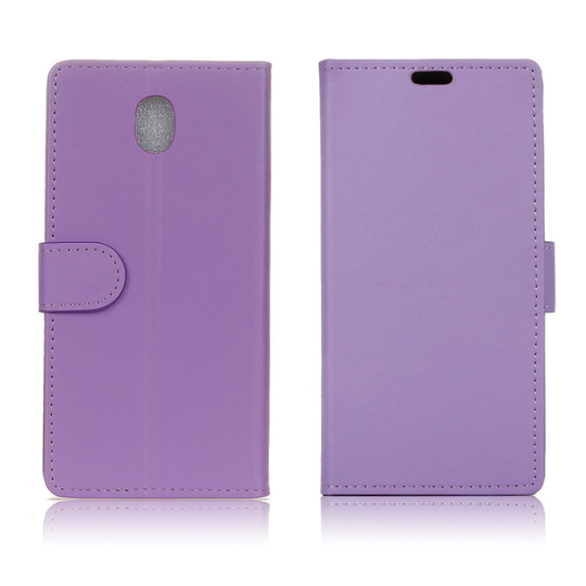 Samsung Galaxy J5 (2017) siisti nahkakotelo - Violetti