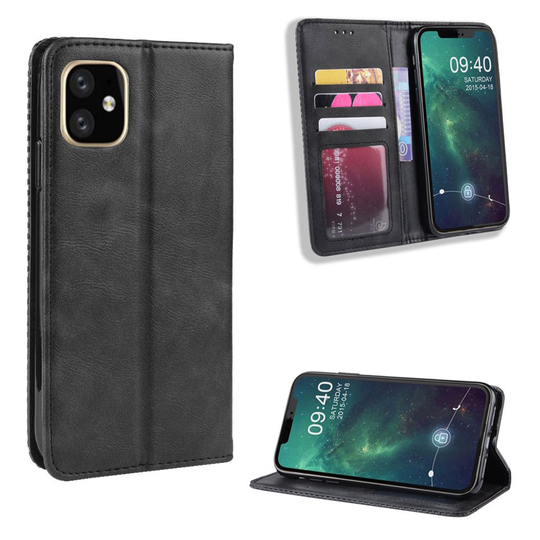Bofink Vintage iPhone 11 Pro Max kotelot - Musta