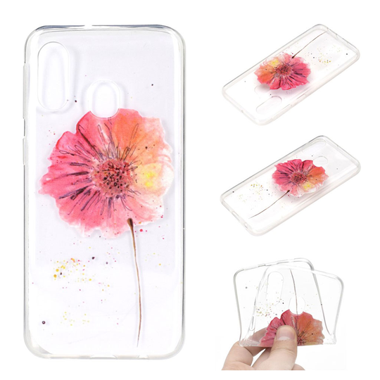 Samsung Galaxy A40 pattern case - Flower