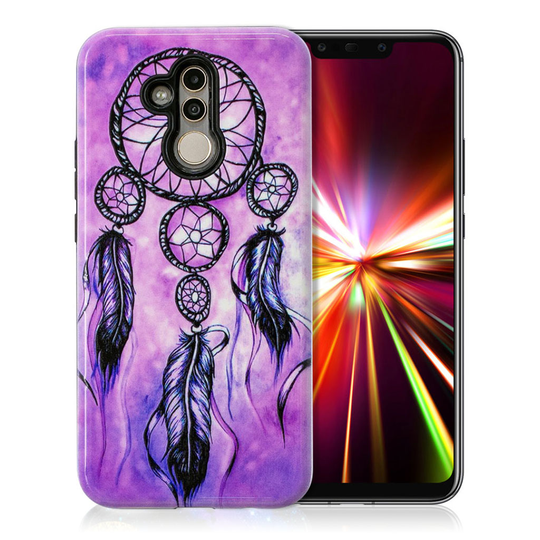 Huawei Mate 20 Lite kohokuviollinen hybriidi muovinen takasuoja kuori - Unensieppaaja