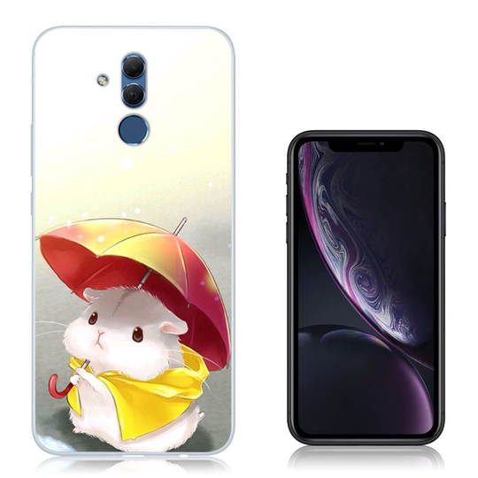 Huawei Mate 20 Lite kuviollinen silikooni muovinen takasuoja kuori mikä on joustava - Hamsteri